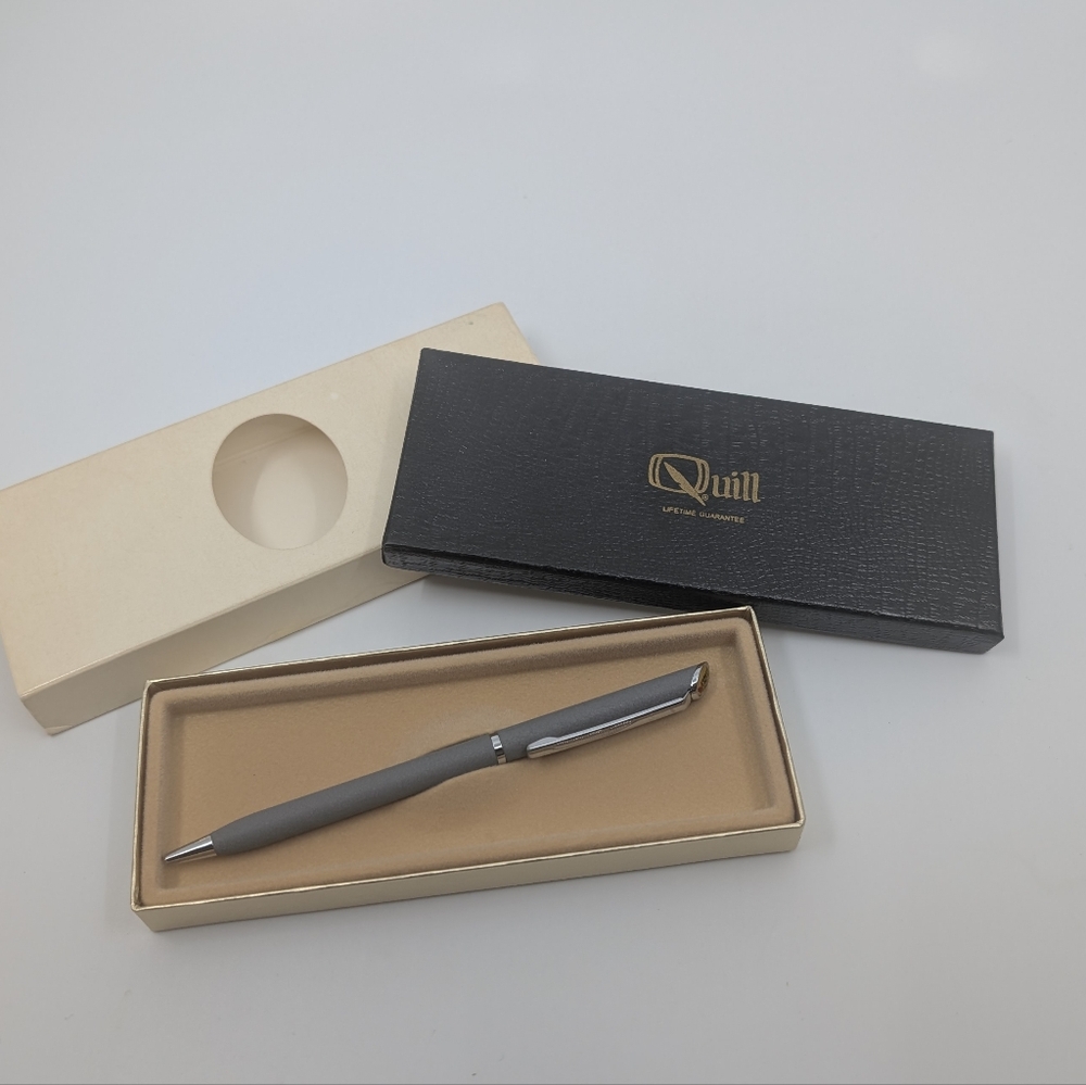 Vintage 1980's Corporate Style Quill Brand Ballpoint Pen United Vanlines NIB